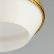 Maxim 10374WTSBR Giza 11.25" 1 Light Pendant | Satin Brass