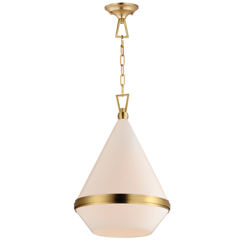 Maxim 10376WTSBR Giza 15.5" Pendant | Satin Brass