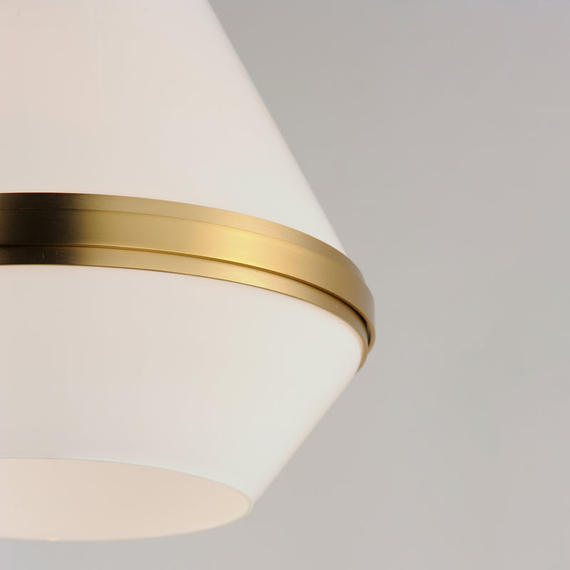 Maxim 10376WTSBR Giza 15.5" Pendant | Satin Brass