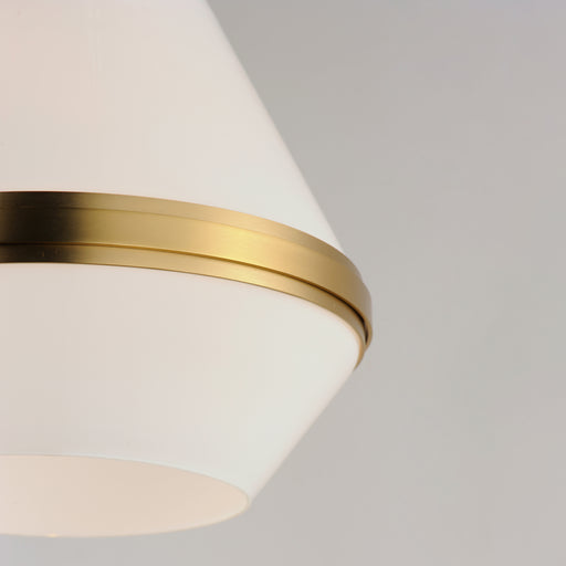 Maxim 10376WTSBR Giza 15.5" Pendant | Satin Brass