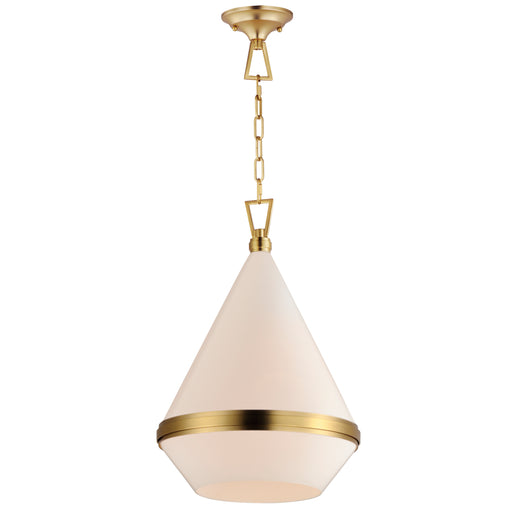Maxim 10376WTSBR Giza 15.5" Pendant | Satin Brass
