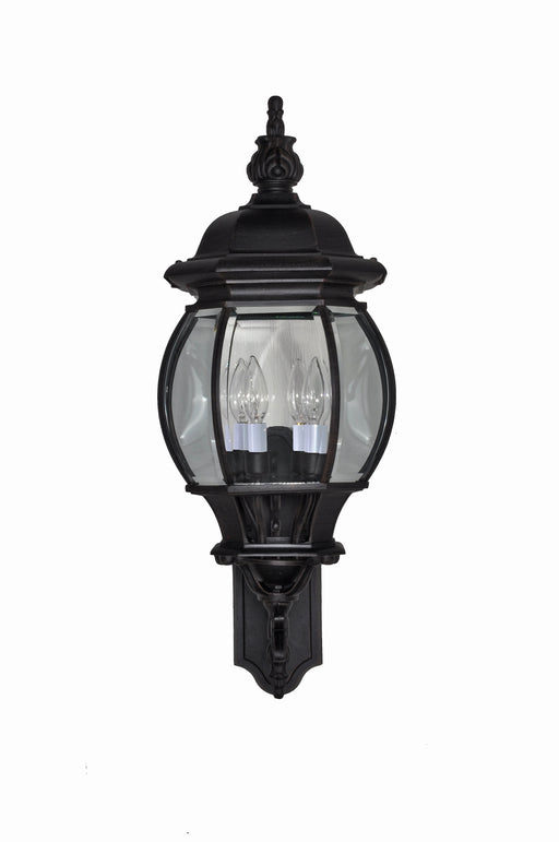 Maxim 1037BK Crown Hill 4 Light Outdoor Wall Lantern | Black