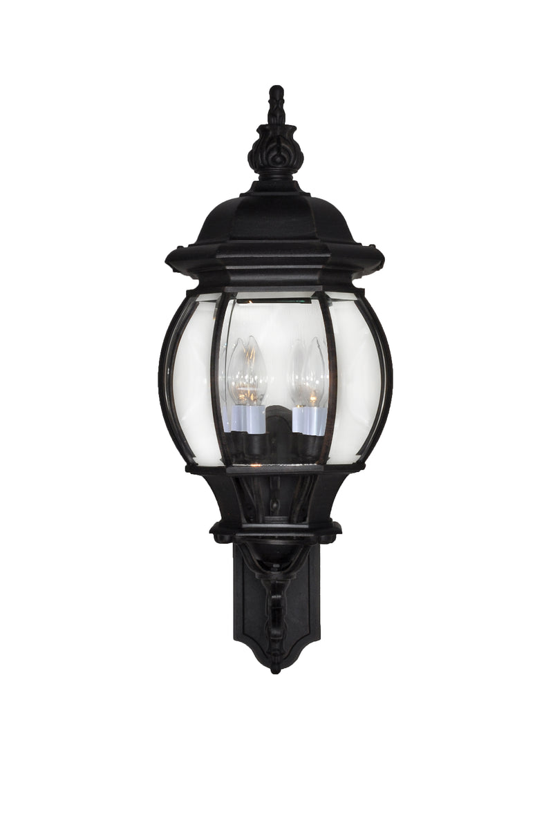 Maxim 1037BK Crown Hill 4 Light Outdoor Wall Lantern | Black