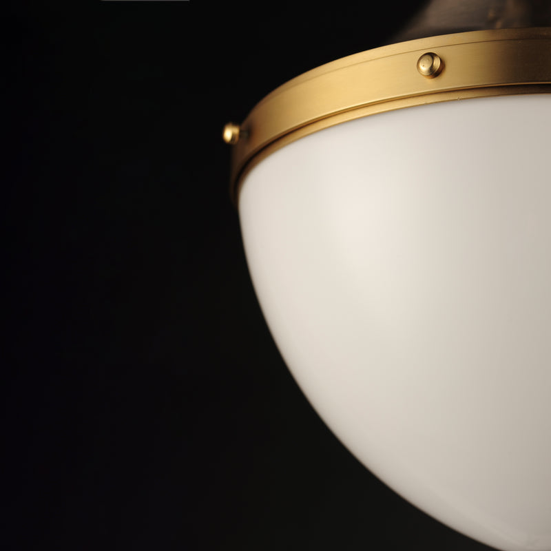 Maxim 10384WTSNSBR Conrad 12" Pendant | Satin Nickel / Satin Brass
