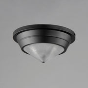 Maxim 10390PRBK Hargreaves 1 Light Flush Mount | Black