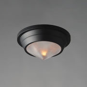 Maxim 10390PRBK Hargreaves 1 Light Flush Mount | Black