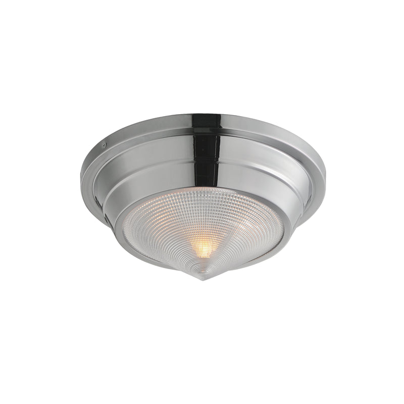 Maxim 10390PRPN Hargreaves 1 Light Flush Mount | Polished Nickel