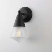 Maxim 10391PRBK Hargreaves 1 Light Wall Sconce | Black