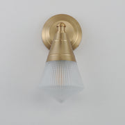 Maxim 10391PRNAB Hargreaves 1 Light Wall Sconce | Natural Aged Brass