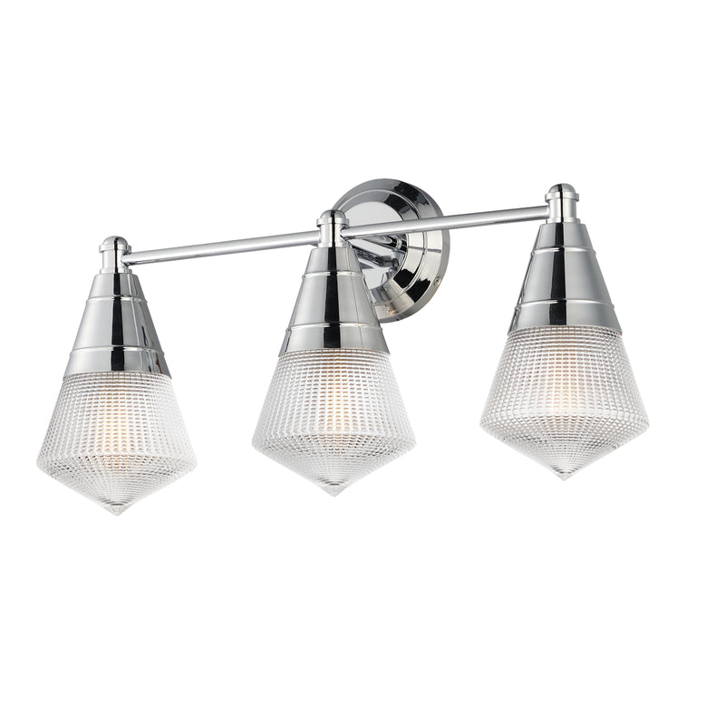 Maxim 10393PRPC Hargreaves 3 Light Bath Vanity | Polished Chrome