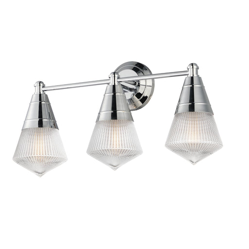 Maxim 10393PRPC Hargreaves 3 Light Bath Vanity | Polished Chrome