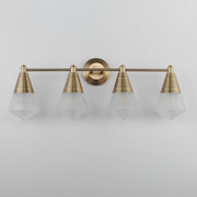 Maxim 10394PRNAB Hargreaves 4 Light Bath Vanity | Natural Aged Brass