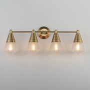 Maxim 10394PRNAB Hargreaves 4 Light Bath Vanity | Natural Aged Brass