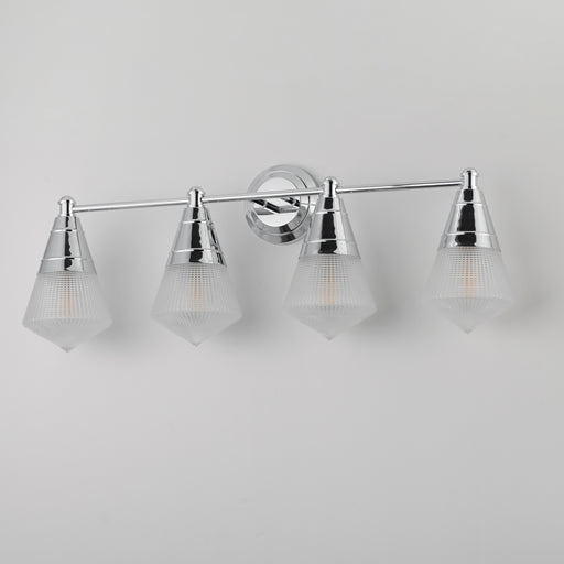 Maxim 10394PRPC Hargreaves 4 Light Bath Vanity | Polished Chrome