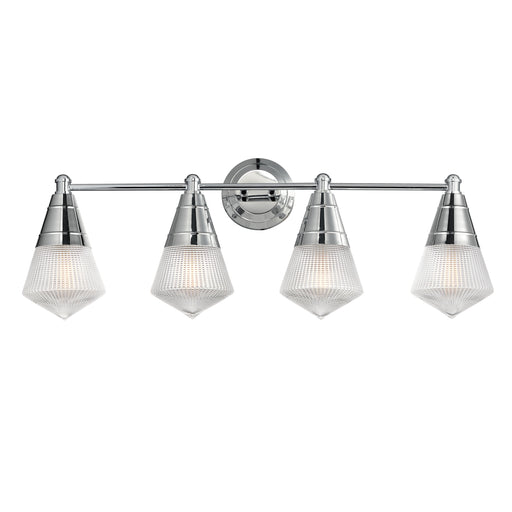 Maxim 10394PRPC Hargreaves 4 Light Bath Vanity | Polished Chrome