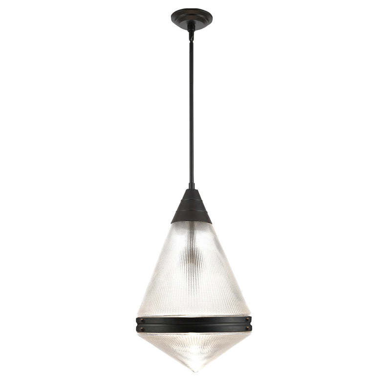 Maxim 10395PRBK Hargreaves 1 Light Pendant | Black