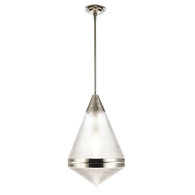 Maxim 10395PRPN Hargreaves 1 Light Pendant | Polished Nickel