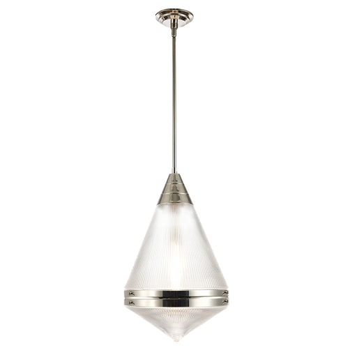 Maxim 10395PRPN Hargreaves 1 Light Pendant | Polished Nickel