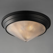 Maxim 10399PRBK Hargreaves 3 Light Flush Mount | Black