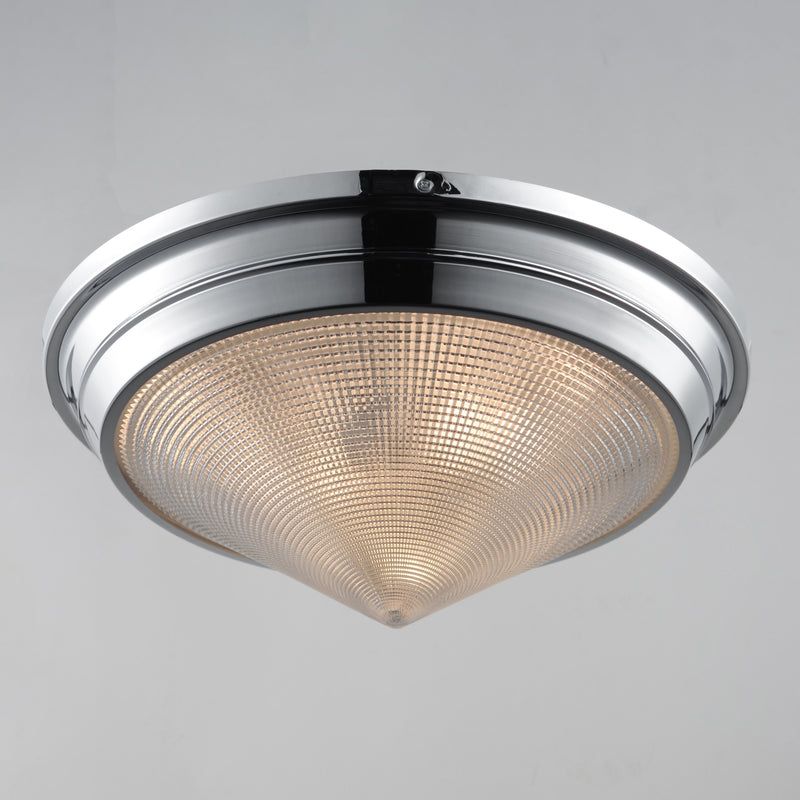Maxim 10399PRPN Hargreaves 3 Light Flush Mount | Polished Nickel