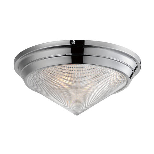 Maxim 10399PRPN Hargreaves 3 Light Flush Mount | Polished Nickel