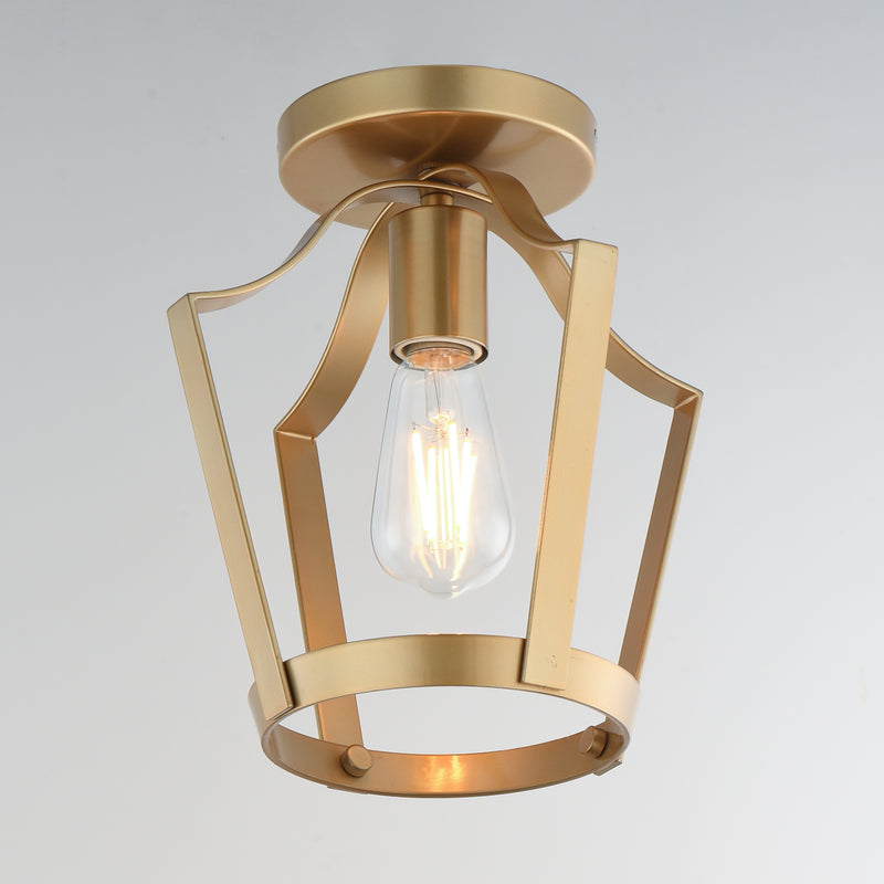 Maxim 10421NAB Arden Single Pendant Semi Flush | Natural Aged Brass