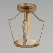 Maxim 10421NAB Arden Single Pendant Semi Flush | Natural Aged Brass