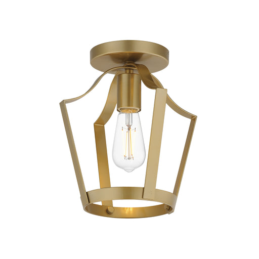 Maxim 10421NAB Arden Single Pendant Semi Flush | Natural Aged Brass