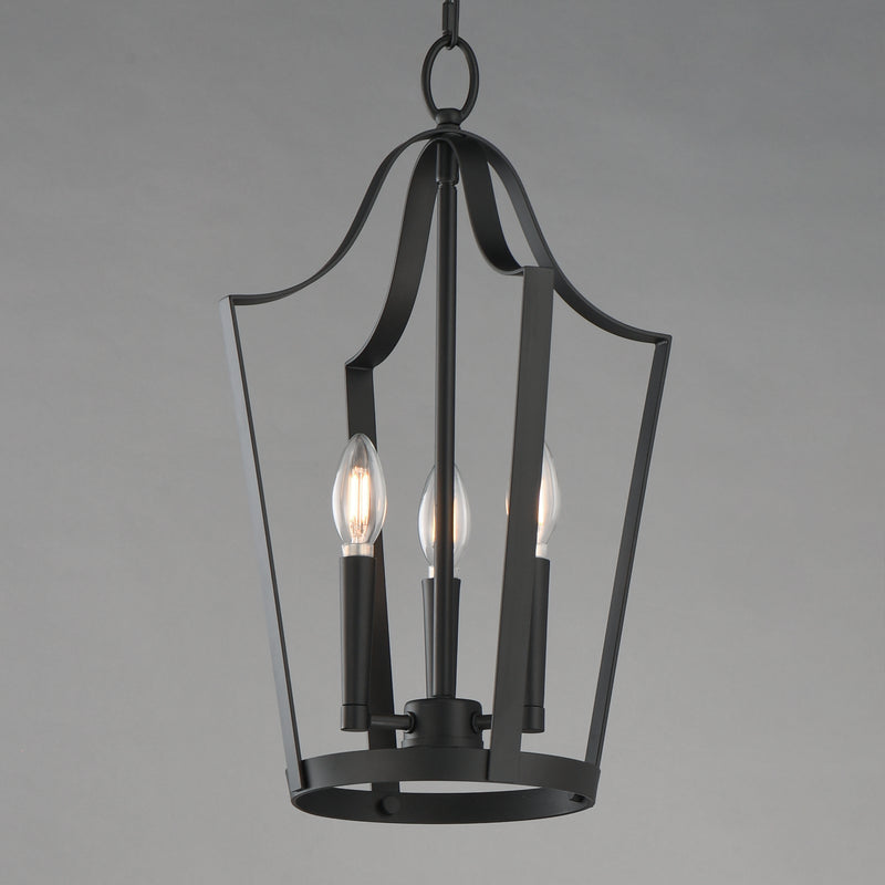 Maxim 10423BK Arden 3 Light Pendant | Black