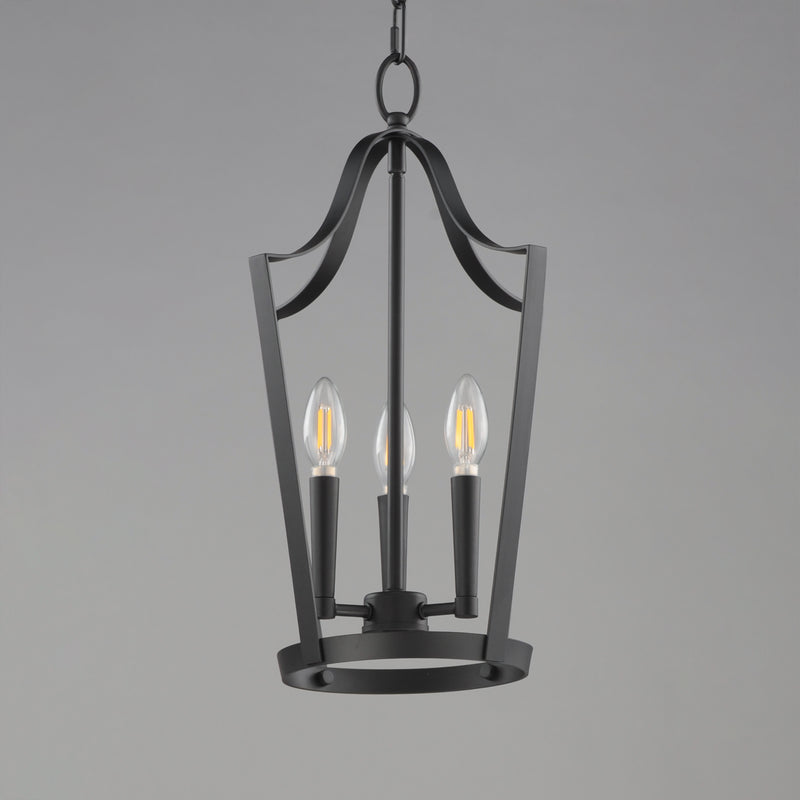 Maxim 10423BK Arden 3 Light Pendant | Black