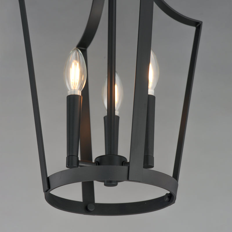 Maxim 10423BK Arden 3 Light Pendant | Black