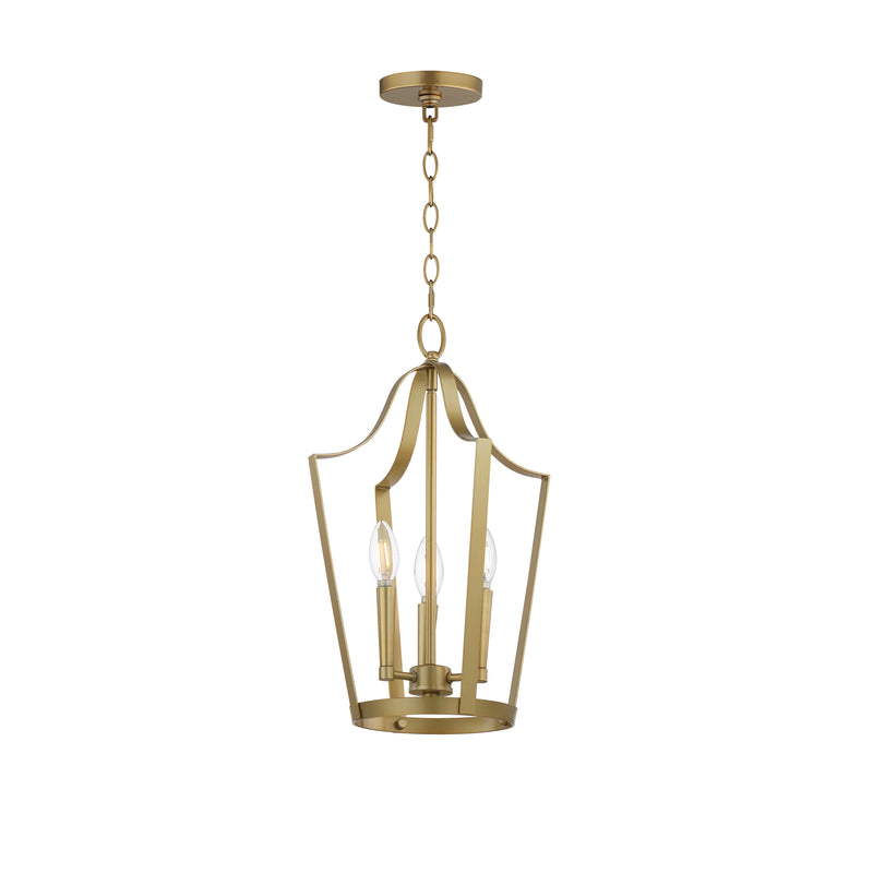 Maxim 10423NAB Arden 3 Light Pendant | Natural Aged Brass