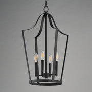 Maxim 10424BK Arden 4 Light Pendant | Black