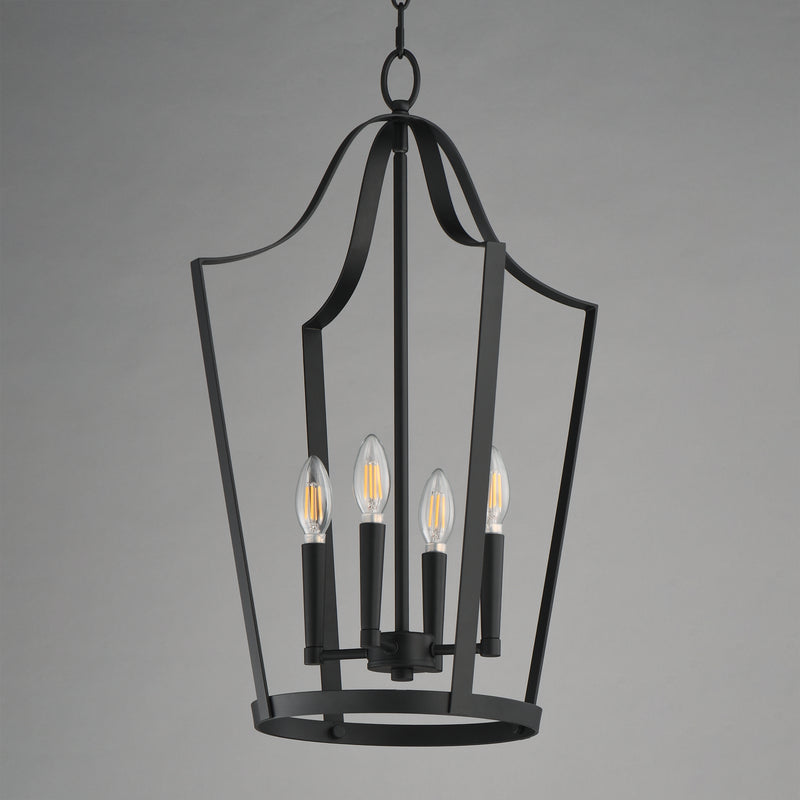 Maxim 10424BK Arden 4 Light Pendant | Black