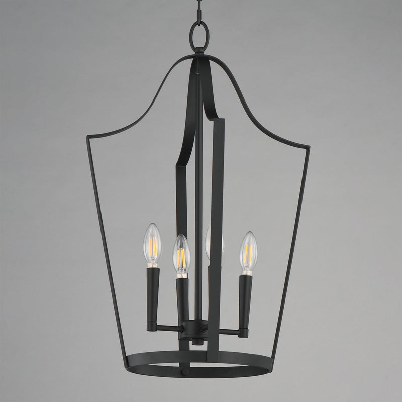 Maxim 10424BK Arden 4 Light Pendant | Black