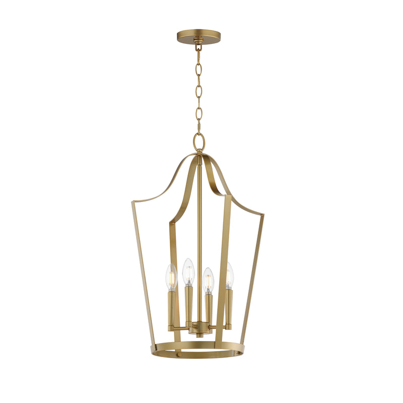 Maxim 10424NAB Arden 4 Light Pendant | Natural Aged Brass