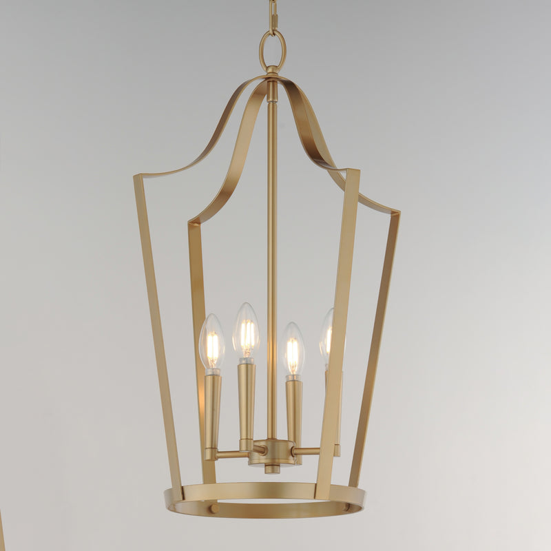 Maxim 10424NAB Arden 4 Light Pendant | Natural Aged Brass