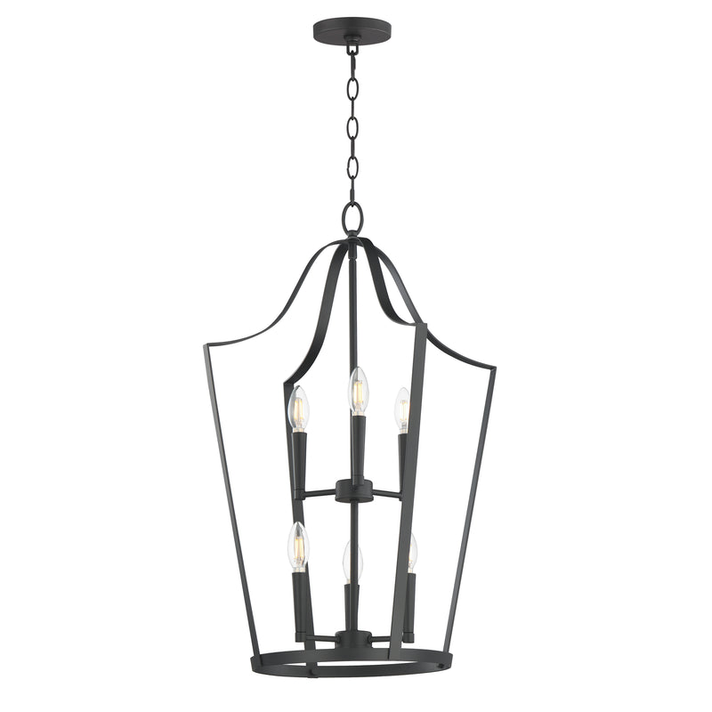 Maxim 10426BK Arden 6 Light Pendant | Black