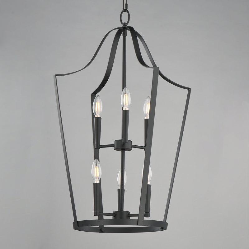 Maxim 10426BK Arden 6 Light Pendant | Black