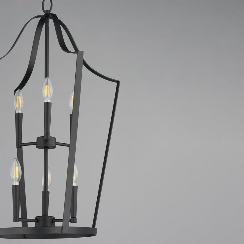 Maxim 10426BK Arden 6 Light Pendant | Black