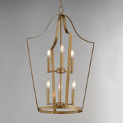 Maxim 10426NAB Arden 6 Light Pendant | Natural Aged Brass