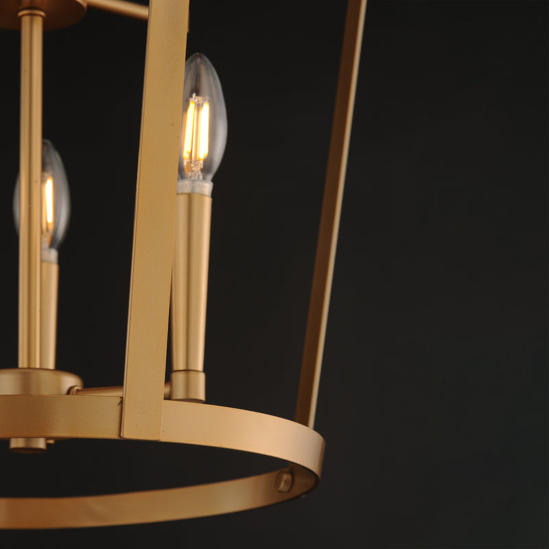 Maxim 10426NAB Arden 6 Light Pendant | Natural Aged Brass