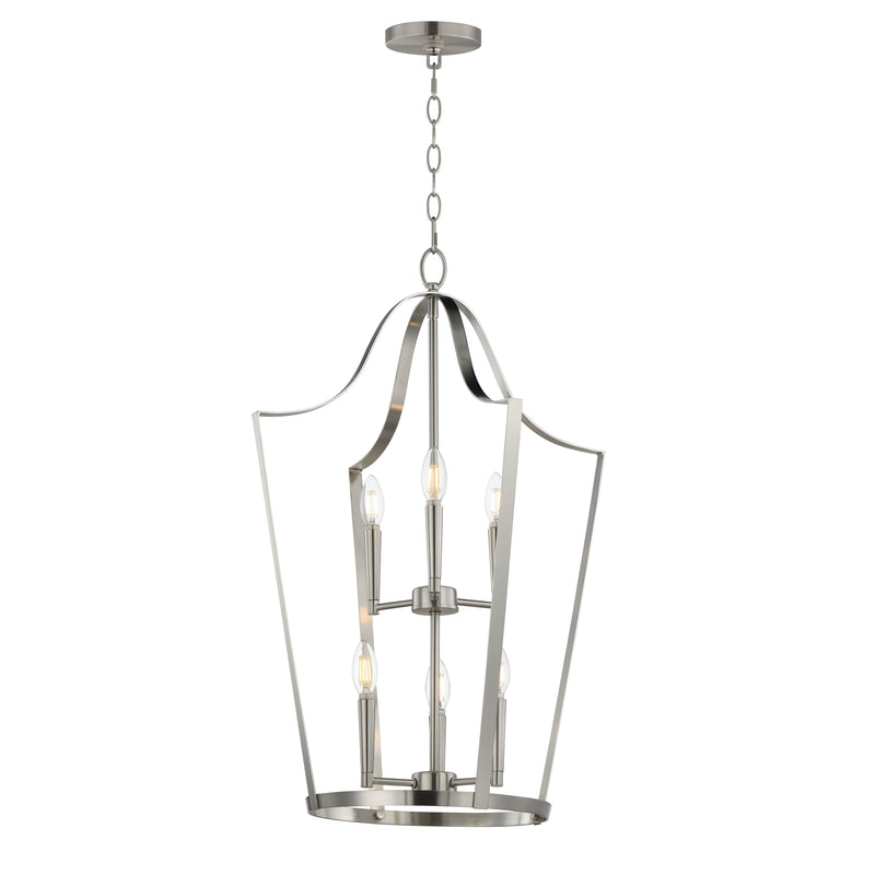 Maxim 10426SN Arden 6 Light Pendant | Satin Nickel