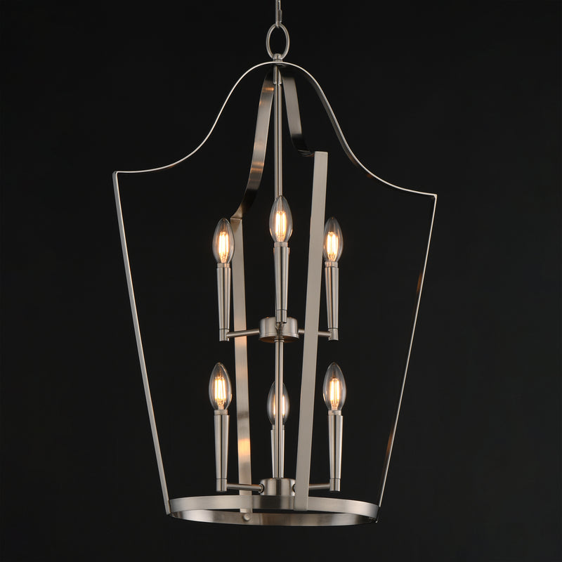 Maxim 10426SN Arden 6 Light Pendant | Satin Nickel