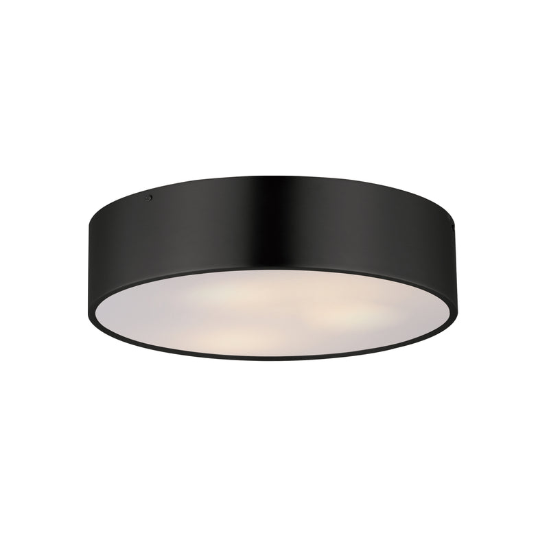 Maxim 10496WTBK Tommy 16" 3 Light Surface Mount | Black