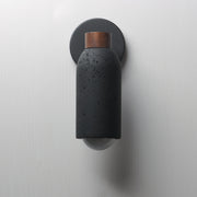 Maxim 10621LVBK Pompeii 1 Light Wall Sconce | Lava / Black