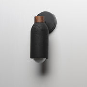 Maxim 10621LVBK Pompeii 1 Light Wall Sconce | Lava / Black