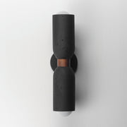 Maxim 10622LVBK Pompeii 2 Light Wall Sconce | Lava / Black