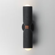 Maxim 10622LVBK Pompeii 2 Light Wall Sconce | Lava / Black