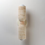 Maxim 10622TVOY Pompeii 2 Light Wall Sconce | Travertine / Oyster